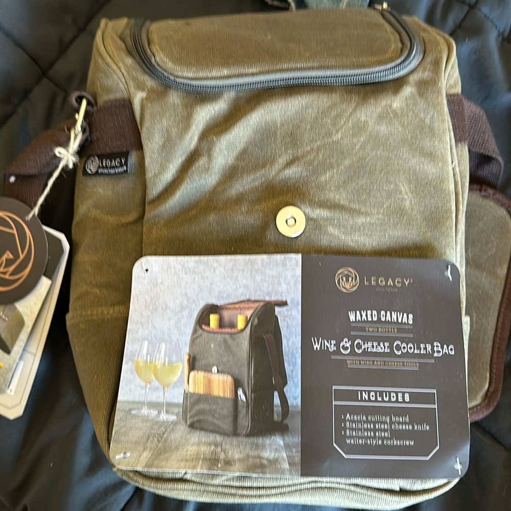 Wine and cheese cooler bag